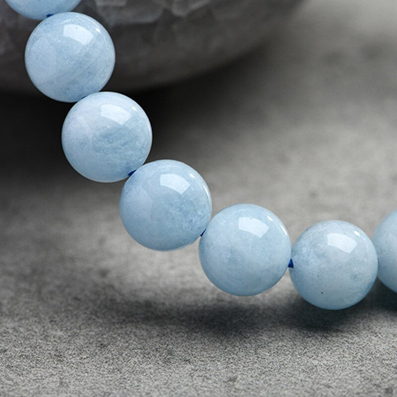 Bracelet En Aigue Marine Femme