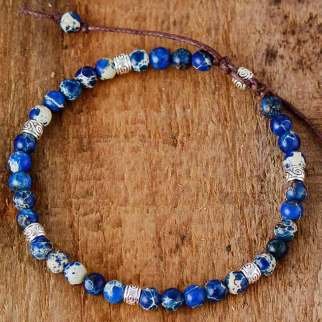 Bracelet Pour Femme En Jaspe