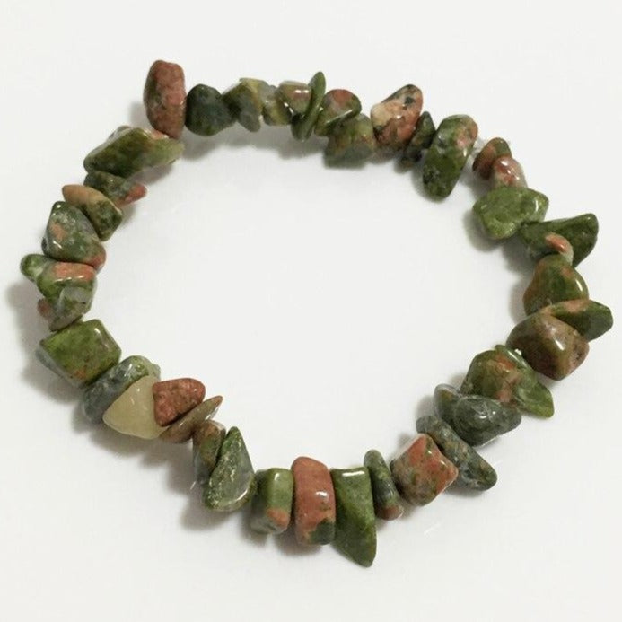 Bracelet Pierre Unakite