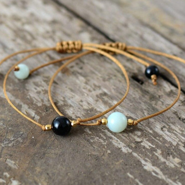 Bracelets Apaisants En Perles : Agate, Amazonite, Jaspe