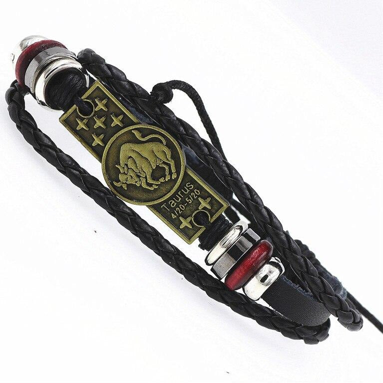 Bracelet Avec Signe Astrologique taureau