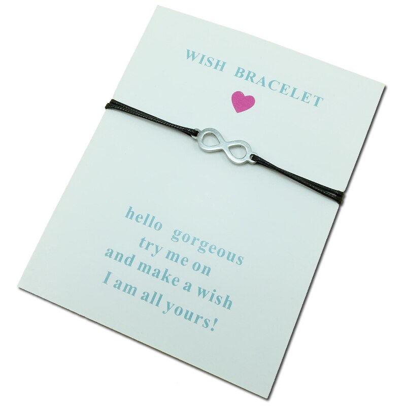 Bracelet Infini Cordon Noir