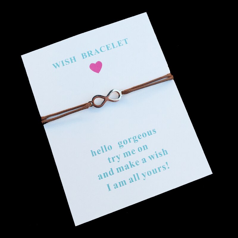 Bracelet Infini Cordon Noir