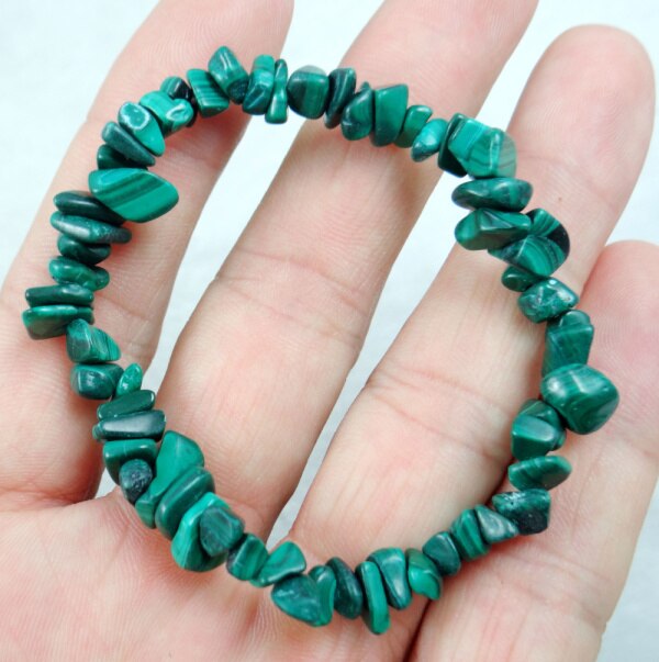 Bracelet Malachite Véritable