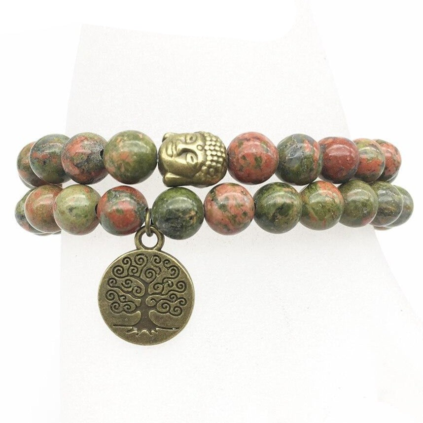 Bracelet Baroque Unakite