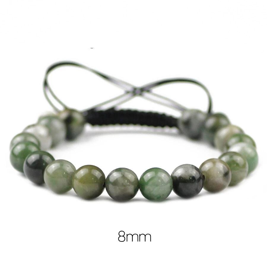 Bracelet En Apatite Verte