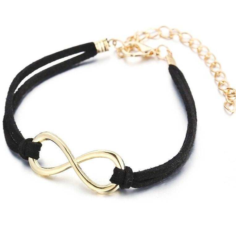 Bracelet Infini Noir