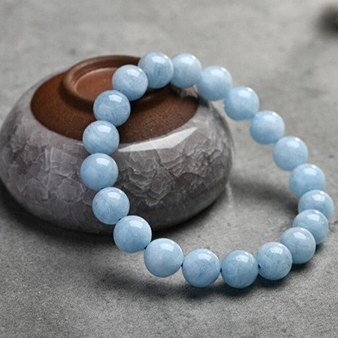 Bracelet En Aigue Marine Femme