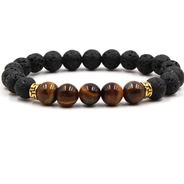 Bracelet 7 Chakras Pierres Naturelles oeil de tigre