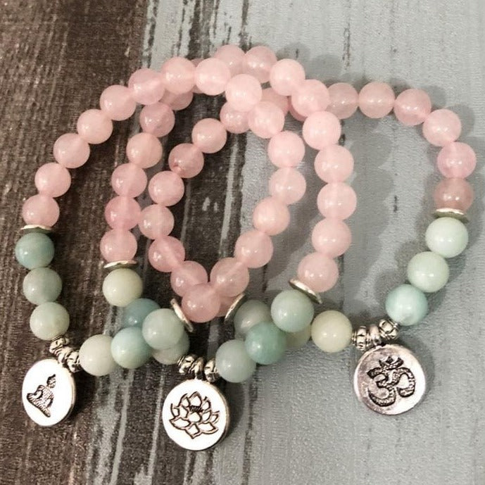 Bracelet En Quartz Rose