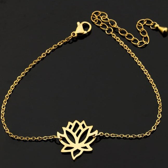Bracelet Lotus Acier