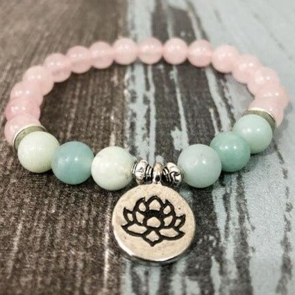 Bracelet En Quartz Rose
