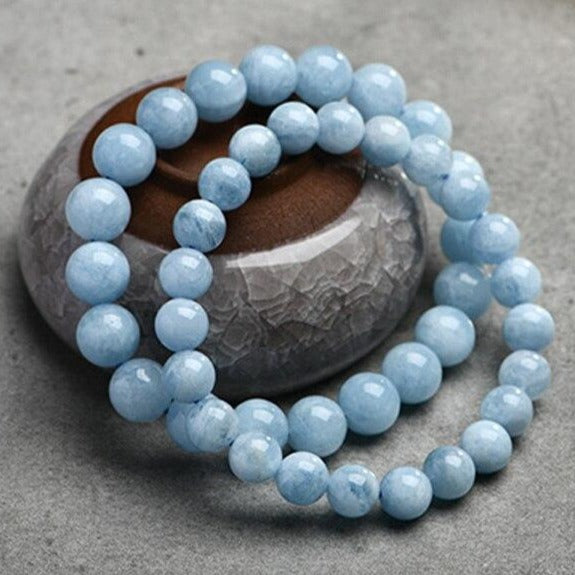 Bracelet En Aigue Marine Femme