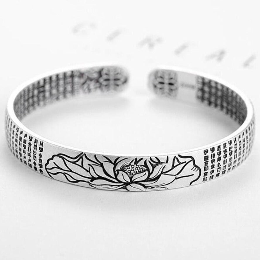 Bracelet Jonc Lotus Femme