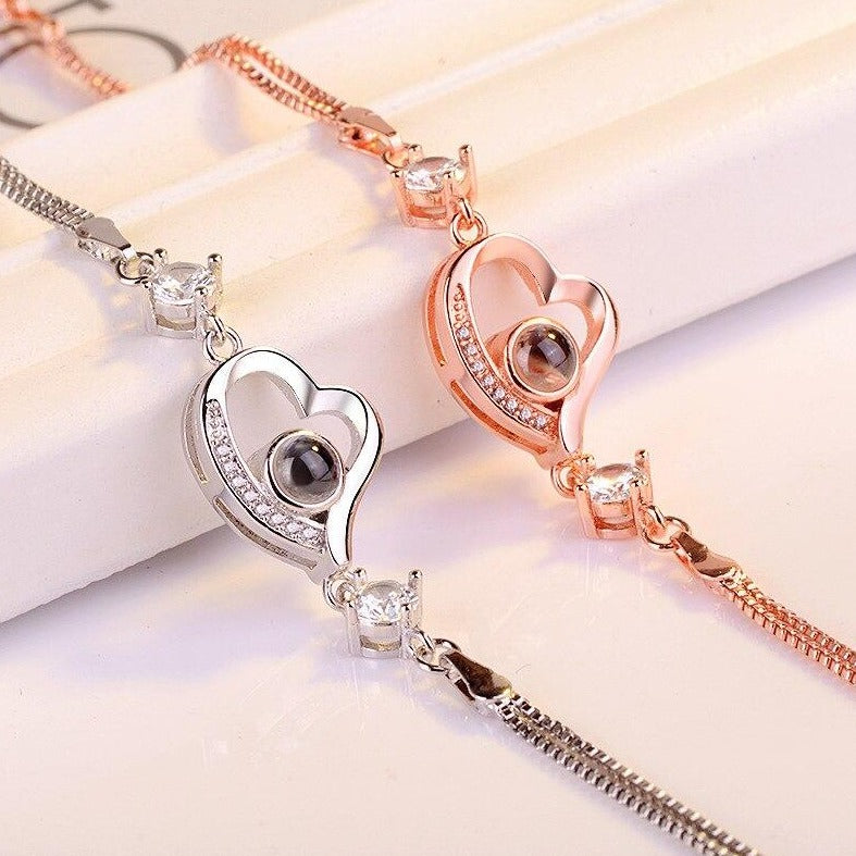 Bracelet Cœur Fête Des Mères or