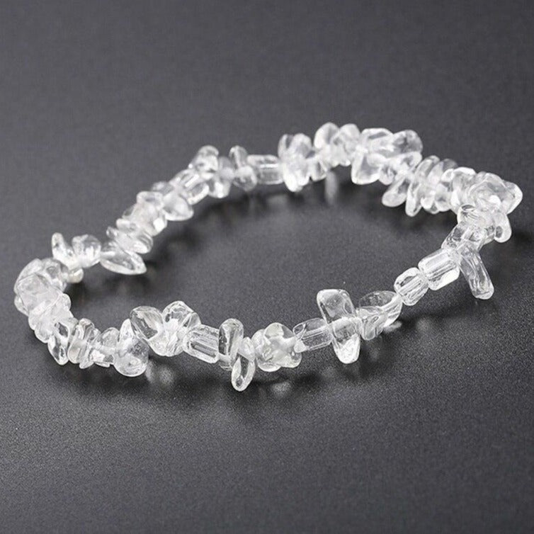 Bracelet En Cristal De Roche Véritable