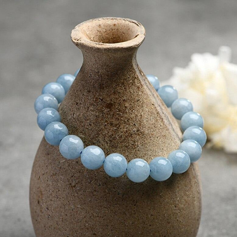 Bracelet En Aigue Marine Femme