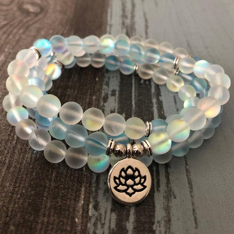 Bracelet Labradorite Bleue