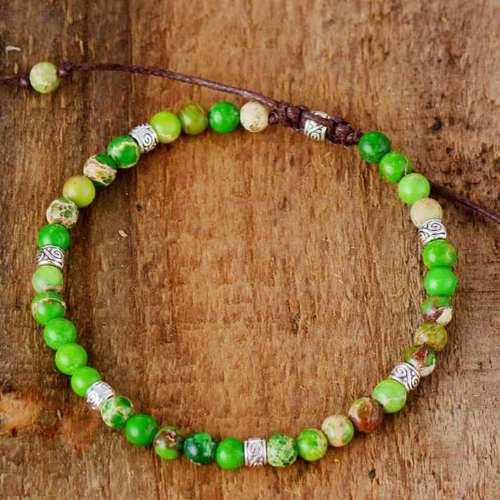 Bracelet Pour Femme En Jaspe
