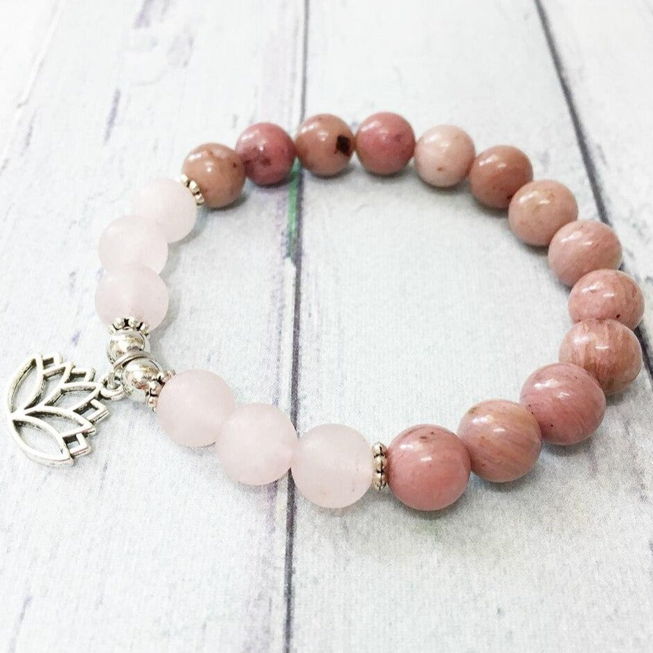 Bracelet Pierre Rhodonite