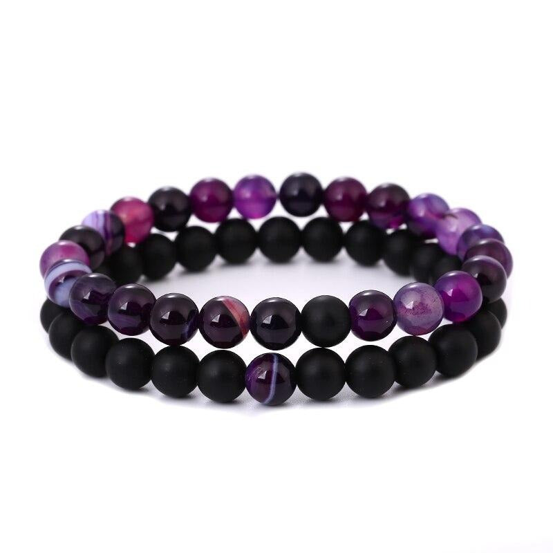 Bracelet Couple Perle Véritable