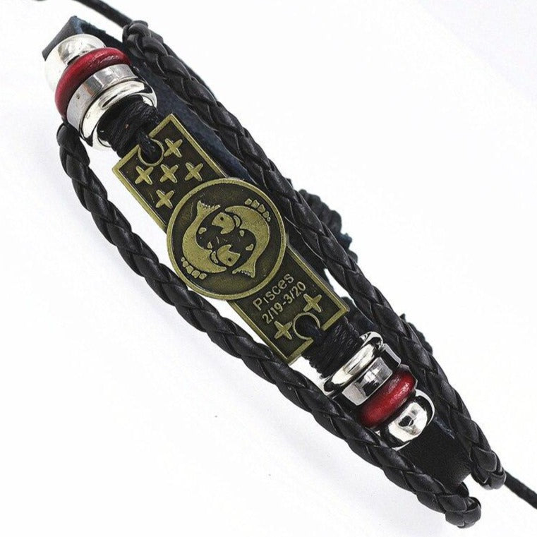Bracelet Avec Signe Astrologique poisson