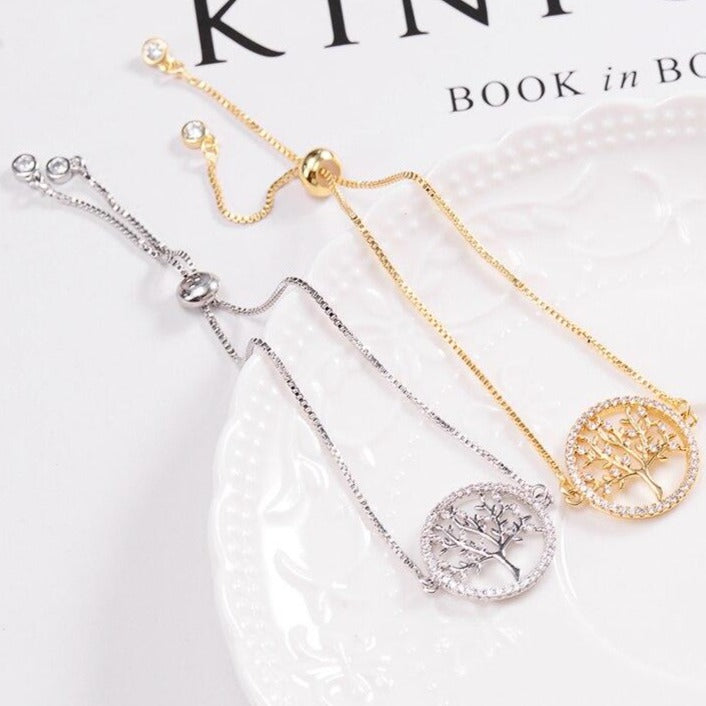 Bracelet Femme Avec Arbre De Vie