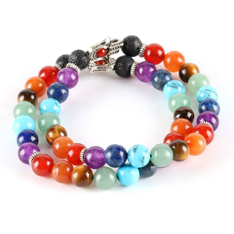 Bracelet Tibetain 7 Chakras Authentique Amari,  bracelet reiki 7 chakras