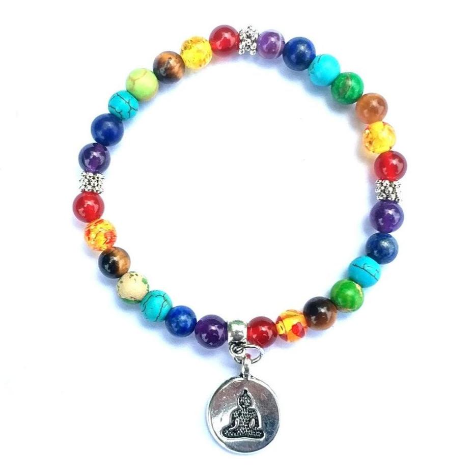 Bracelet Harmonisation 7 Chakras Bouddha du bonheur