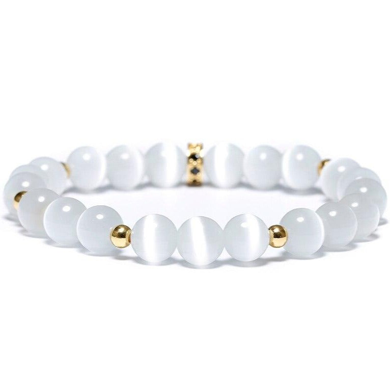 Bracelet En Perles D&#39;Opale Naturelle