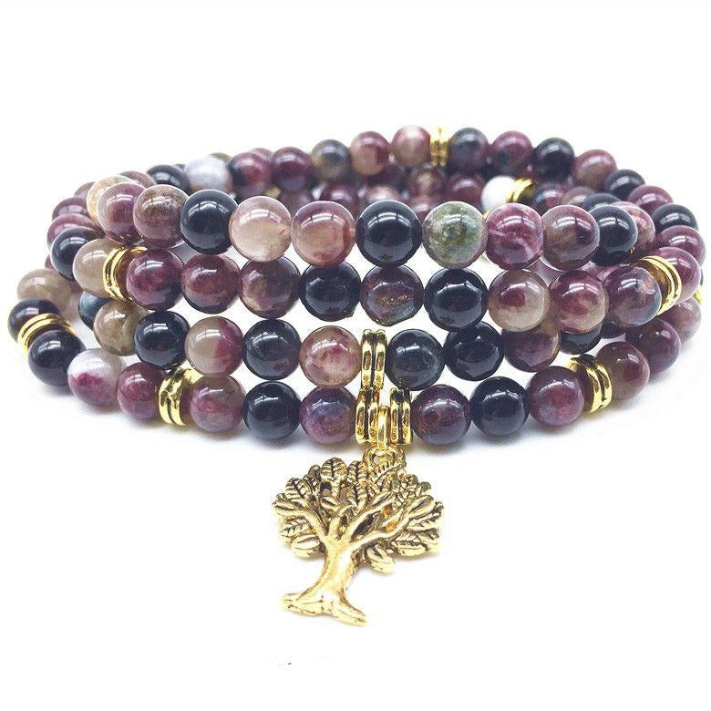 Bracelet Mala En Tourmaline