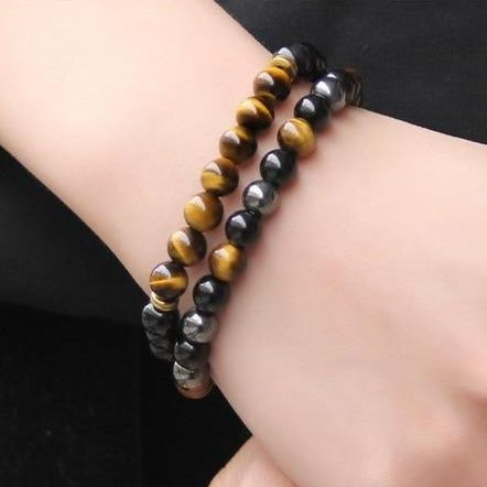 Bracelet Protecteur En Oeil De Tigre