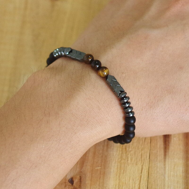Bracelet Hématite Œil De Tigre