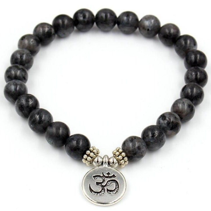 Bracelet Sanskrit Homme Noir