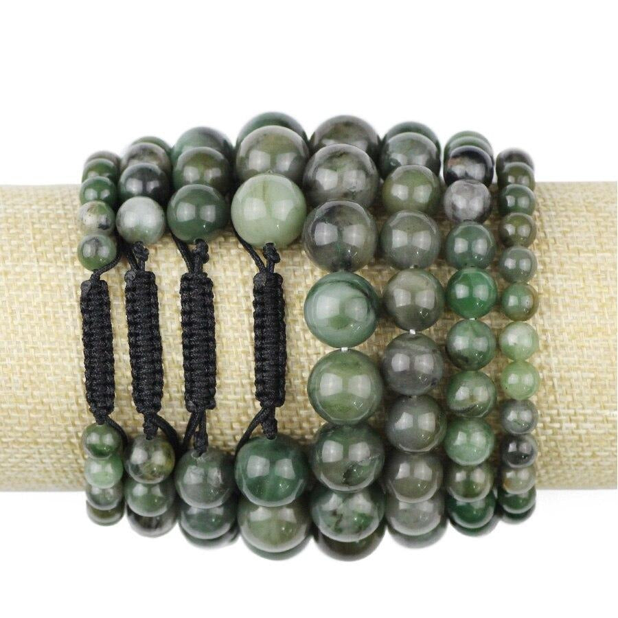 Bracelet En Apatite Verte