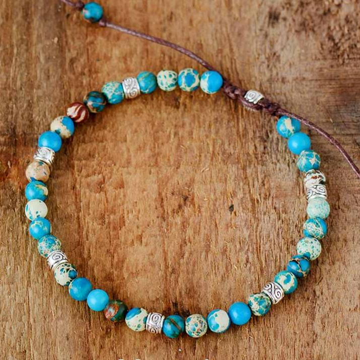 Bracelet Pour Femme En Jaspe