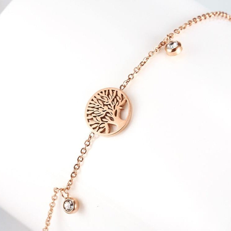 Bracelet Arbre De Vie Or