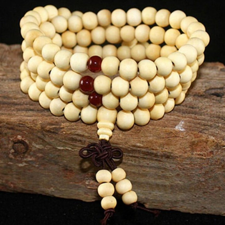 Bracelet Mala Homme bois santal