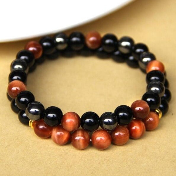 Bracelet Protecteur En Oeil De Tigre