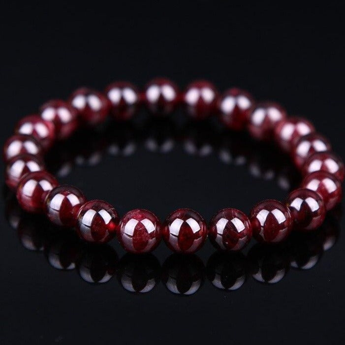 Bracelet Grenat Rouge