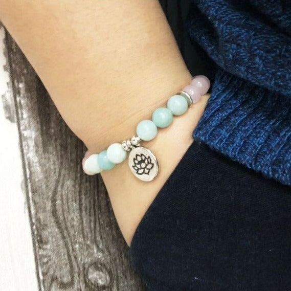 Bracelet En Quartz Rose