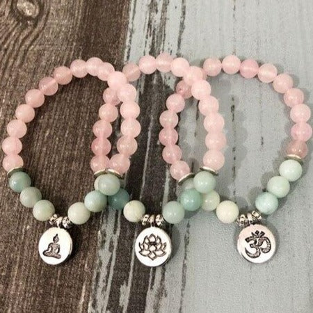 Bracelet En Quartz Rose