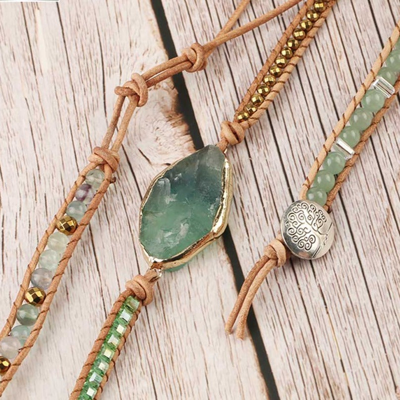 Bracelet Fluorite Verte