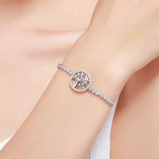 Bracelet Arbre De Vie Argent
