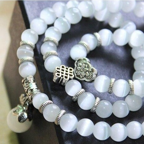 Bracelet Opale Blanche