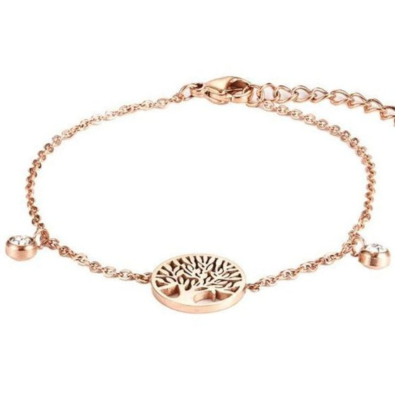 Bracelet Arbre De Vie Or