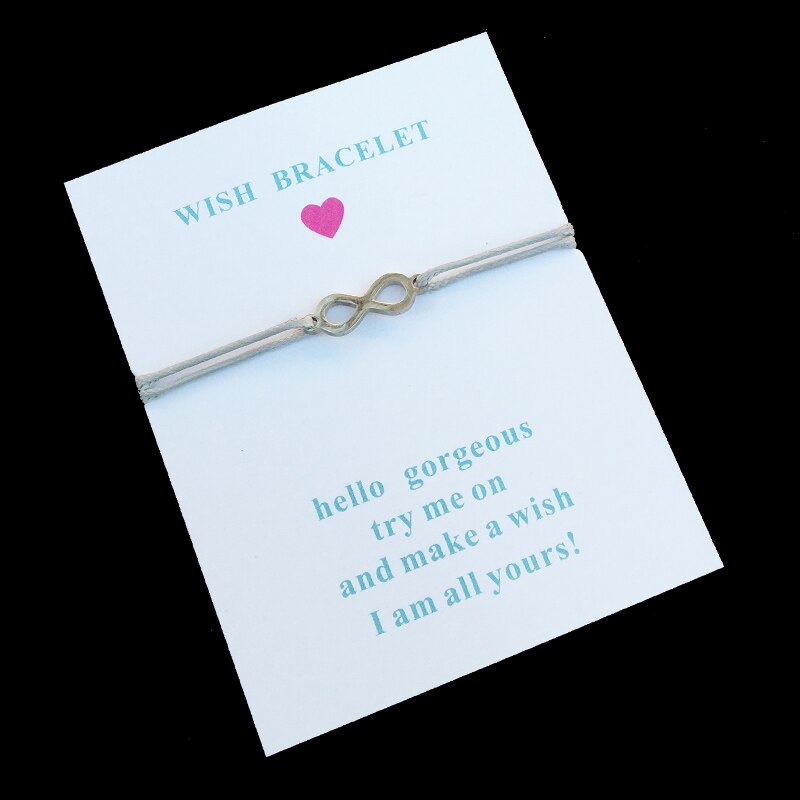 Bracelet Infini Cordon Noir