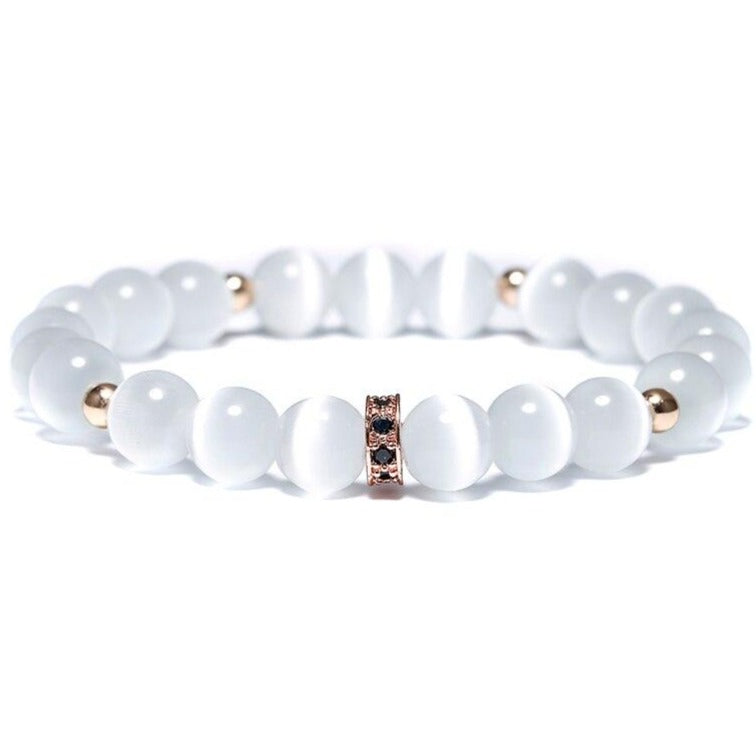 Bracelet En Perles D&#39;Opale Naturelle