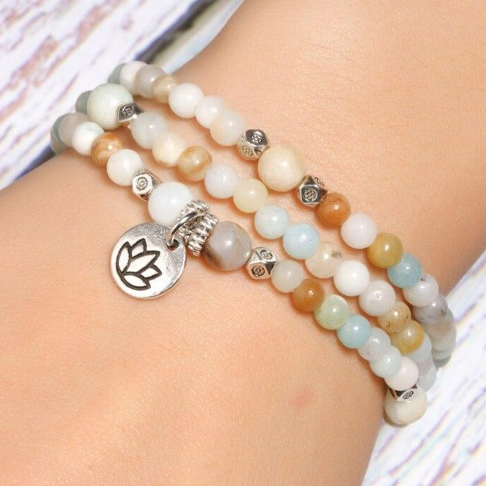 Bracelet Mala Pierre De Lune