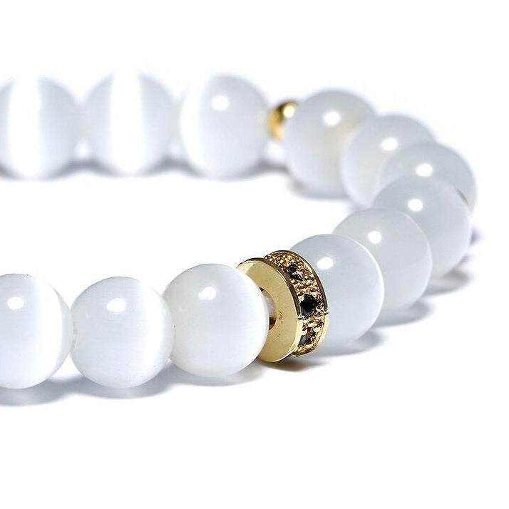 Bracelet En Perles D&#39;Opale Naturelle